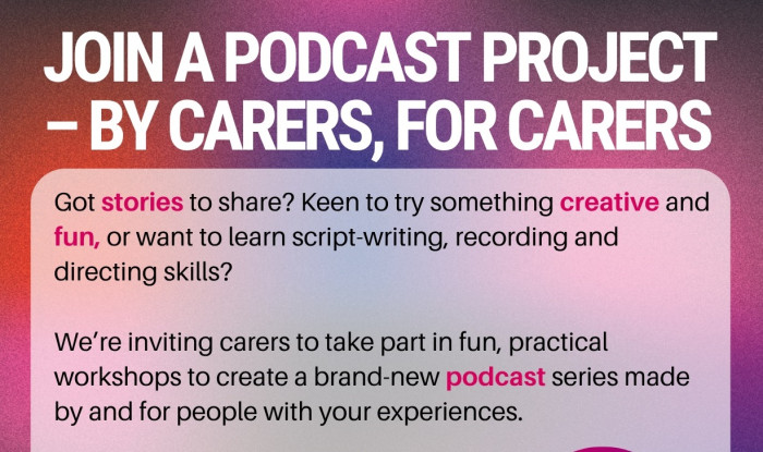 Carers podcast series Taster Session